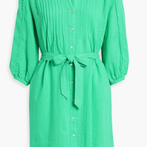 NWT 120% Lino Linen Dress - Picture 2 of 8